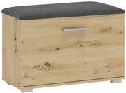 Na buty szafka z siedziskiem - dąb artisan L9-D34