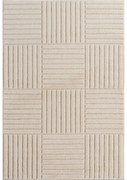 Dywan nowoczesny Art 3D Kwadraty kremowy 60 cm x 110 cm