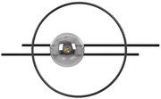 Czarno-grafitowy industrialny geometryczny kinkiet - 3X A722 D4-W37