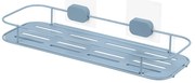 Jasnoniebieska samoprzylepna metalowa półka łazienkowa Grena – Compactor