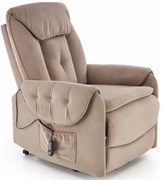 Nowoczesny beżowy fotel wypoczynkowy R9-S96