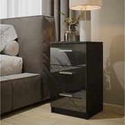 Stolik nocny czarny 35.5x37.6x66 irma