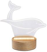 Rabalux 76002 - LED lampka dziecięca AKALI LED/2W/5V 3000K delfin buk