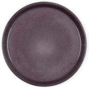 Czarno-fioletowy talerz kamionkowy ø 27 cm Mensa − Bitz