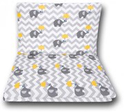 Pościel Do łóżeczka Niemowlęca Dziecięca Poszewki 120x90 - Słoń Z Parasolką