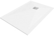 Mexen Stone+ brodzik kompozytowy prostokątny 90 x 70 cm, biały - 44107090