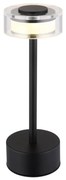 Globo 21026S - LED Ściemnialna lampa stołowa SHIRA LED/2,5W/3,7V 2700/4000/6500K czarna