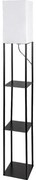 Brilagi - Lampa stojąca z półkami GRADUS 1xE27/40W/230V 150 cm czarna/biała