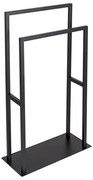 WENKO 26056100 - Stojak na ręczniki RIVALTA 46x80 cm stal nierdzewna/czarny