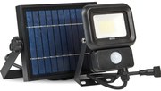 LED zewnętrzny solarny reflektor z czujnikiem LED/10W/3,7V 6500K IP65 2200 mAh