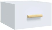 Biała wisząca szafka nocna z szufladą D0-R86