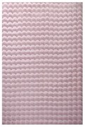 Dywan pluszowy 3D Ambiance różowy 80 cm x 150 cm