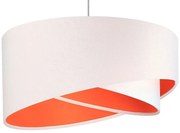 Biało pomarańczowa skandynawska lampa wisząca 22X EX990 A6-R07