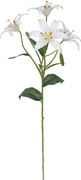 Sztuczna lilia biały, 60 cm