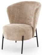 Fotel do salonu CEZAR beżowy HALMAR