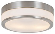 Nowoczesna lampa sufitowa zewnętrzna stalowa 28 cm IP44 - Flavi