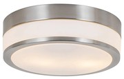 Zewnetrzna Nowoczesna lampa sufitowa stalowa 28 cm IP44 - Flavi Nowoczesny Oswietlenie zewnetrzne