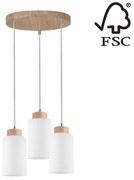 Spot-Light 1720574 - Żyrandol na lince BOSCO 3xE27/60W/230V