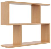 Minimalistyczna półka ścienna w kolorze buk P4-E75