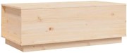 Naturalna drewniana ława ze schowkiem A2-A39