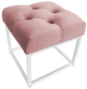 Pufa CHESTERFIELD LOFT ławka postawa biała MG58