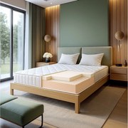 Nuri Pro | Materac z pianki Memory Foam | 20 cm | Ortopedyczny i ognioodporny | Hipoalergiczny | DM1 | IT | 160x200