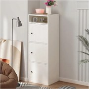 Regał industrialny stojący półka na książki wysoki duży nowoczesny 140 cm