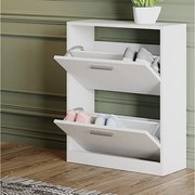 Szafka na buty biały 59x22x72.5 gizmo