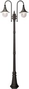 Czarna podwójna lampa ogrodowa stojąca - 5X S313 H8-W11