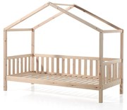Dziecięce łóżko w kształcie domku z drewna sosnowego Vipack Dallas, 90x200 cm