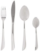 Zestaw sztućców dla 6 osób, stal nierdzewna, INOX