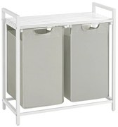 Kosz na pranie REX biały