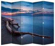 Parawan - Plaża o zachodzie słońca (210x170 cm)