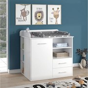 Przewijak dla dziecka biały 113x45x100 lea