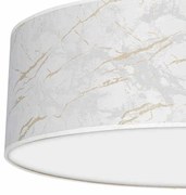 Lampa sufitowa, biała, złota, okrągła SENSO White/Gold 3xE27 Ø60cm