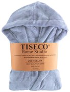 Niebieski szlafrok dziecięcy z mikropluszu w rozmiarze 134-140 Delux – Tiseco Home Studio