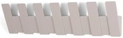 Jasnoszary metalowy wieszak ścienny Angle – Spinder Design