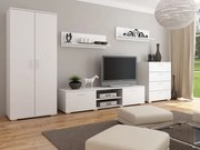 Meblościanka biała H7-F73