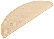 15 sztuk kremowych samoprzylepnych dywaników na schody S9-M52