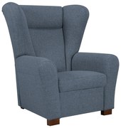 Fotel uszak VIVA niebieski