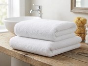 Ręcznik kąpielowy MONEA 70x140 cm biały, 100% bawełna