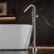 Cuba Chrom Stojący Bateria do Wanny z Mikserem 1150mm Wysokość