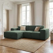 Narożnik rogówka kolor butelkowa zieleń Siena