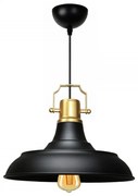 Lampa wisząca z metalowym kloszem ø 25 cm Tarsus – Opviq lights