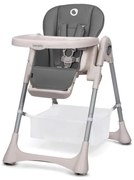 Lionelo - Krzesło do jadalni dla dzieci ZANNA szary