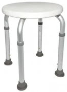 Taboret pod prysznic z regulowaną wysokością, śr. 32 cm