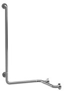 Uchwyt do prysznica 66x118 cm stal nierdzewna/srebrny