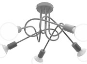 Dziecięcy żyrandol natynkowy OXFORD 5xE27/15W/230V