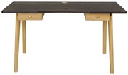 Biurko w dekorze dębu 70x140 cm Nice – Woodman