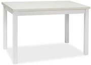 Stół kuchenny ADAM 120x68 biały mat SIGNAL
